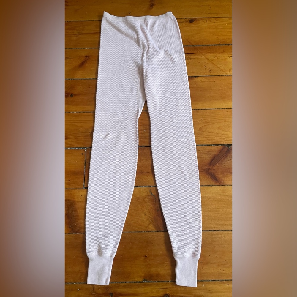 Vintage Partners thermal long underwear bottoms- pale pink